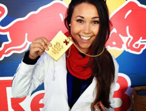 Wearing an actual X Games gold medal