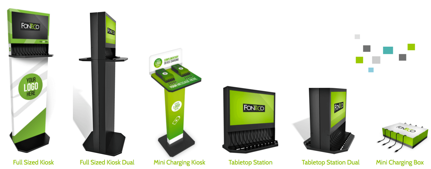 cell phone charging stations