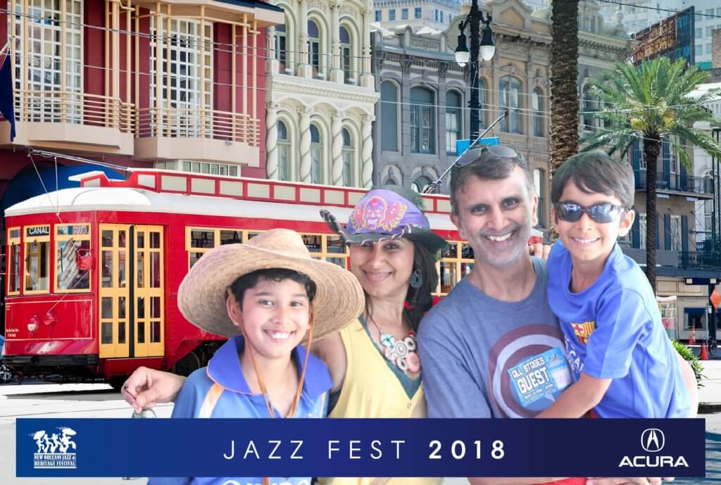 Green Screen Photo Booth New Orleans Jazz Festival
